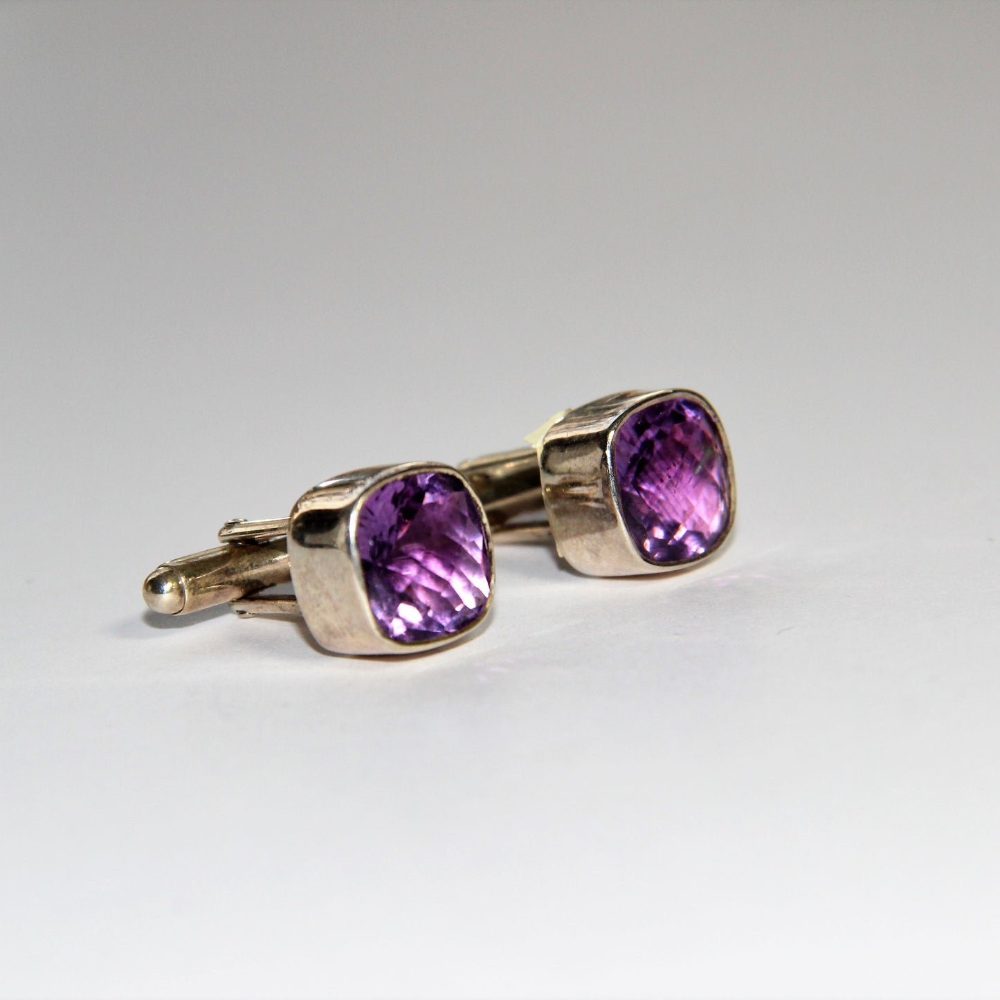 cufflinks with Amethyst. Silver925