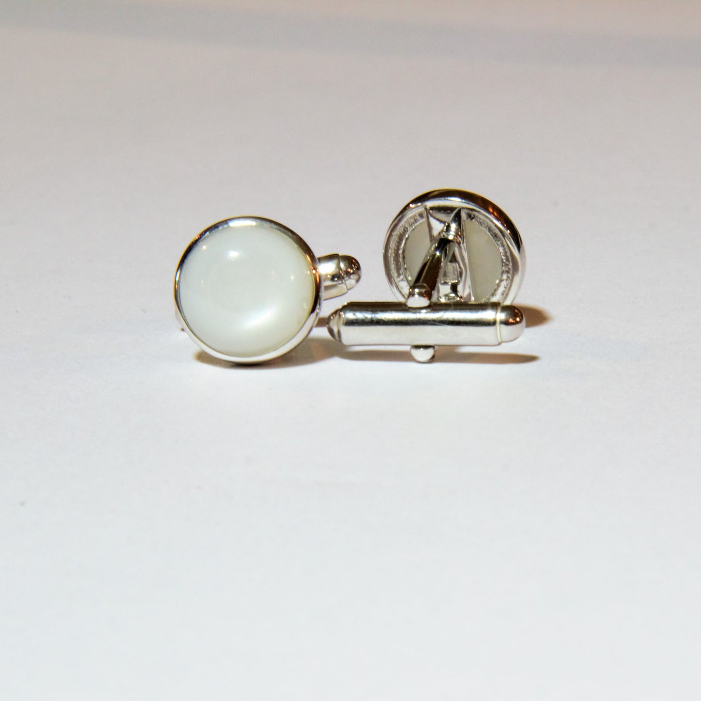 Cufflinks,Moon stone, silver 925