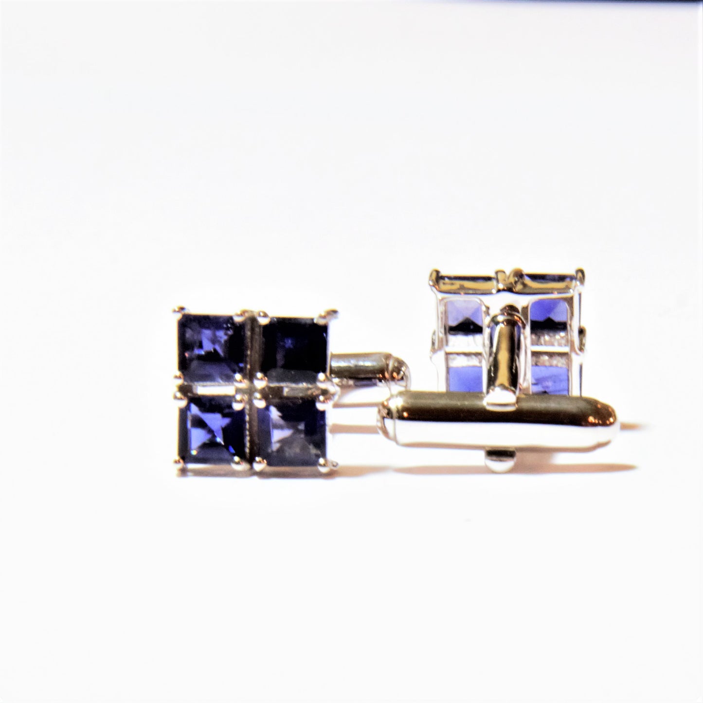 Cufflinks, Kyanite, silver 925