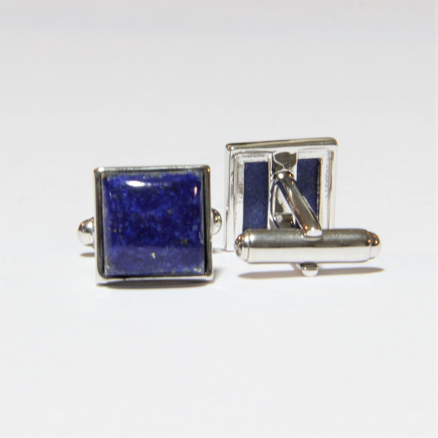 cufflinks, silver 925 Lapis lazuli