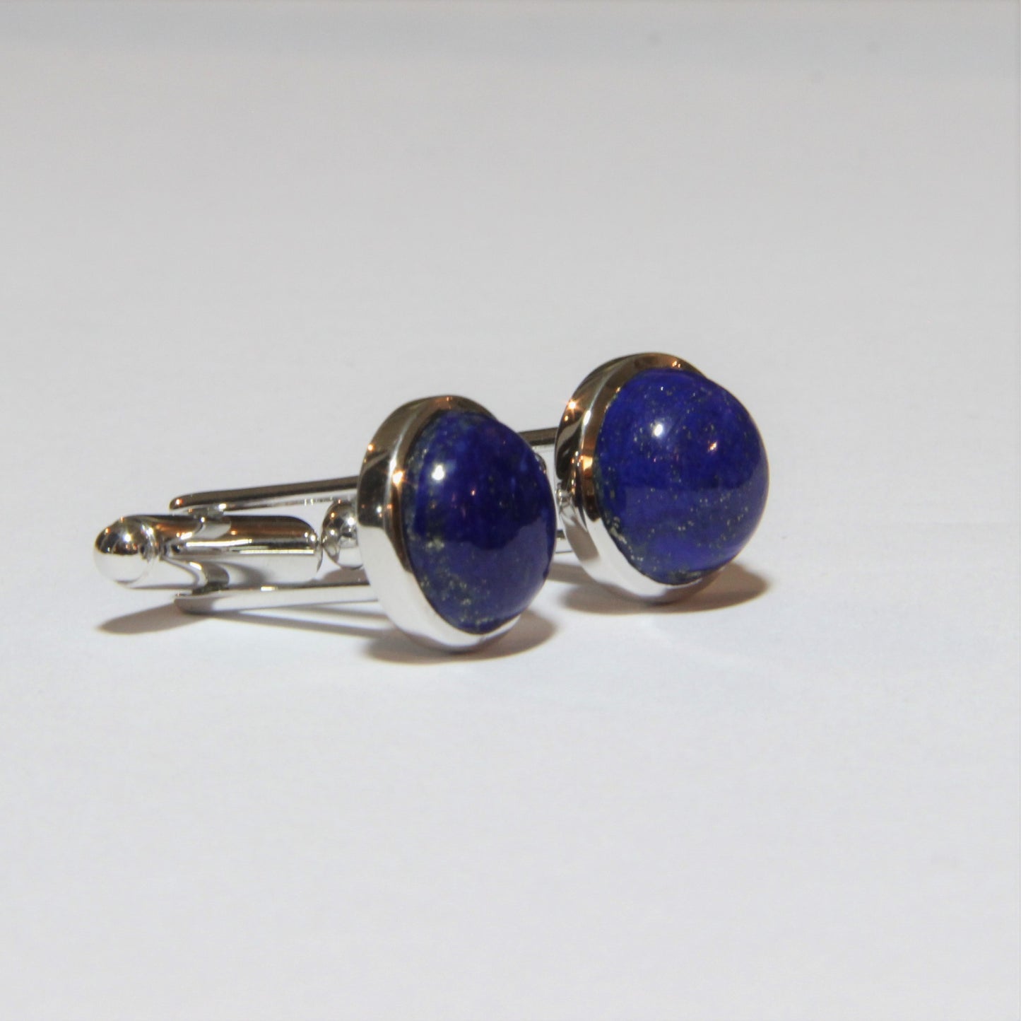 cufflinks Lapis lazuli, silver 925